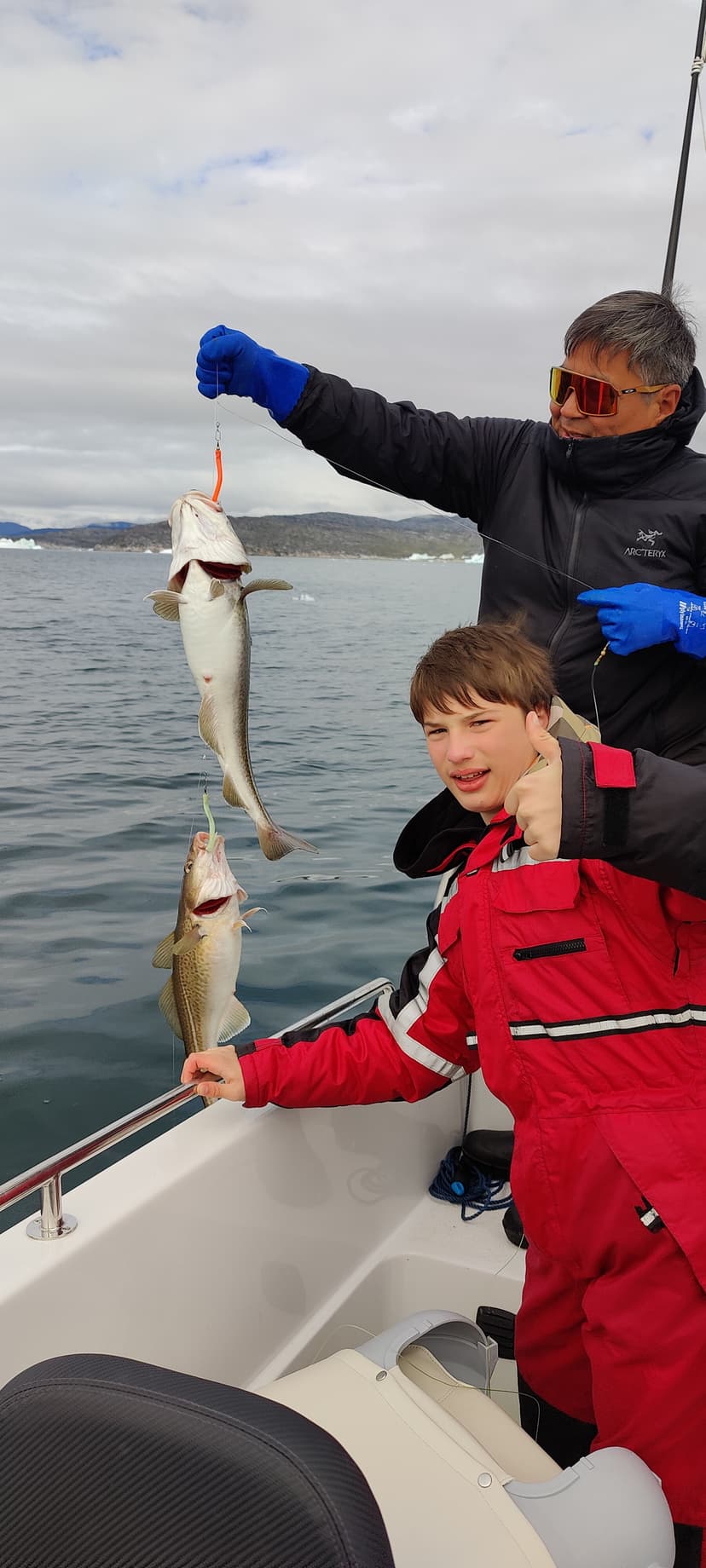 Fishing with cabin